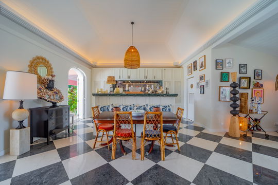 VILLA MUSTIQUE KITCHEN & DINING AREA 1