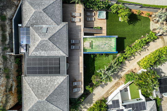 VILLA GOLDEN EYE AERIAL VIEWS 1