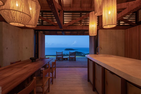 VILLA MANOIR VOLTAIRE TI MANOIR KITCHEN & DINING AREA 12