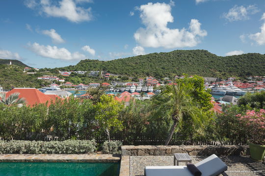 VILLA GUSTAVIA VIEWS POOL & TERRACE 1