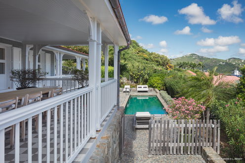 VILLA GUSTAVIA VIEWS POOL & TERRACE 2