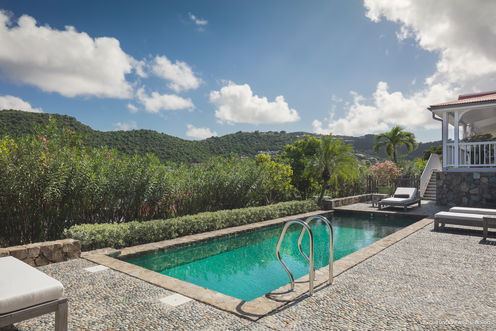 VILLA GUSTAVIA VIEWS POOL & TERRACE 4