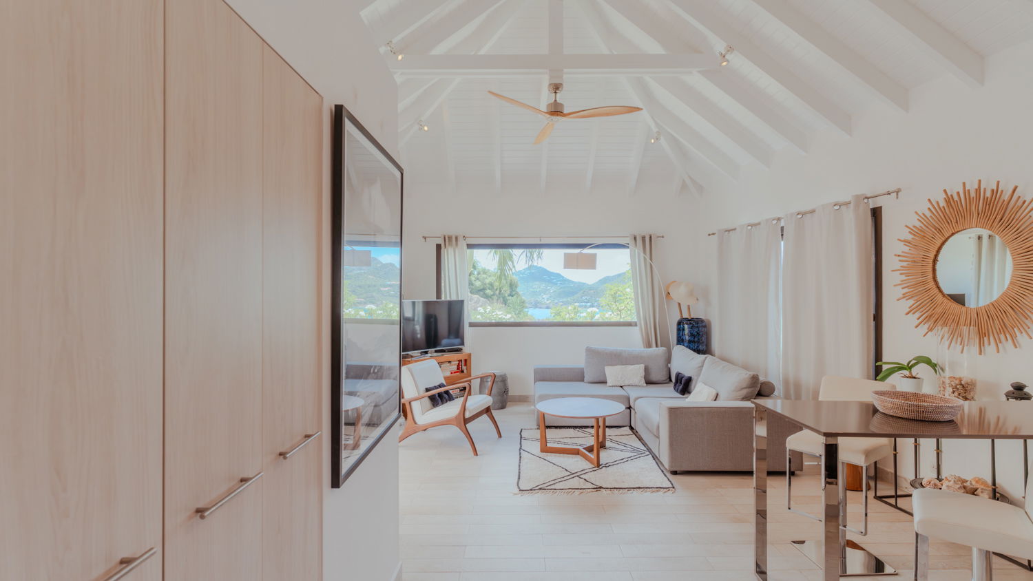 LIVING AREA & KITCHEN
