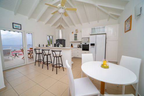VILLA GROS ILETS KITCHEN & DINING AREA 2