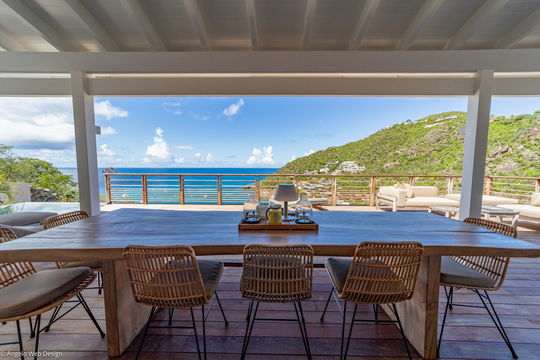 VILLA COUCHER DE SOLEIL KITCHEN & DINING AREA 8