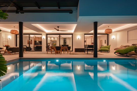VILLA MARDIX HARBOUR BY NIGHT 1
