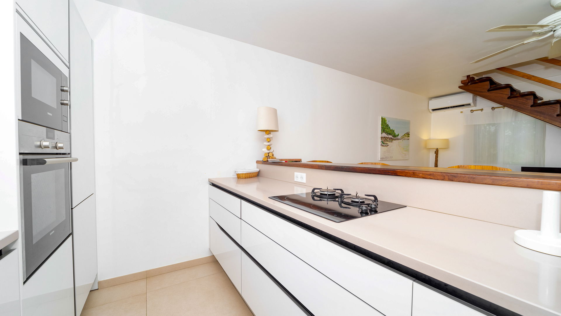 LIVING AREA & KITCHEN