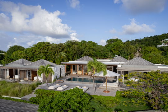 st barth vilVILLA FLOATING GARDEN AERIAL VIEWS 3
