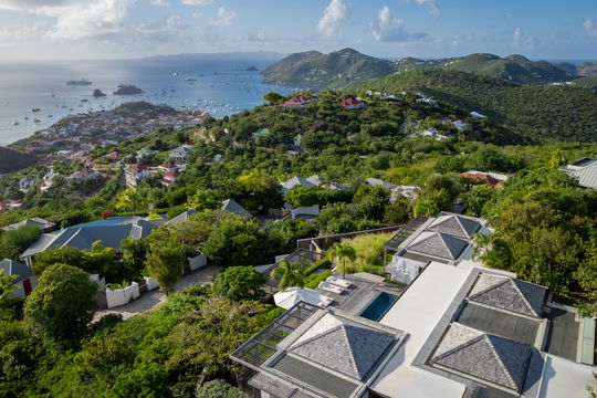st barth vilVILLA FLOATING GARDEN AERIAL VIEWS 6