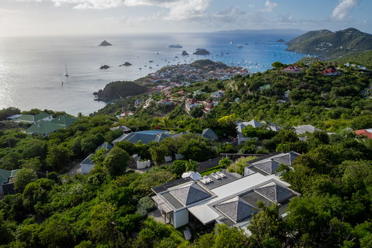 st barth vilVILLA FLOATING GARDEN AERIAL VIEWS 7