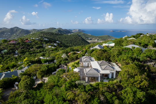 st barth vilVILLA FLOATING GARDEN AERIAL VIEWS 8